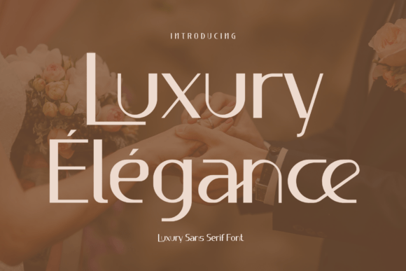 Luxury Élégance: A Premium Sans Serif Font for Modern Branding